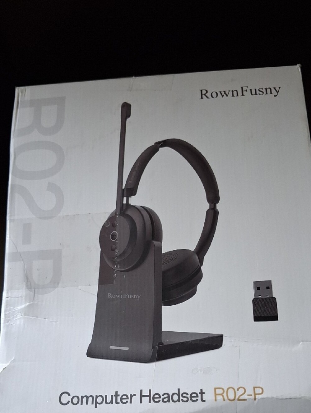 Black Computer Headset R02-P - Picture 3 of 3